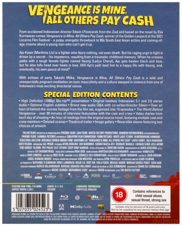 Vengeance Is Mine, All Others Pay Cash (Pieniądze dla was, mi wystarczy zemsta) [Blu-Ray]