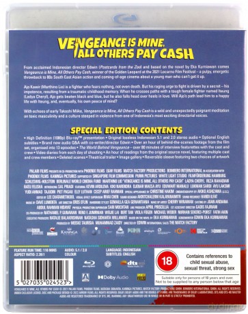 Vengeance Is Mine, All Others Pay Cash (Pieniądze dla was, mi wystarczy zemsta) [Blu-Ray]