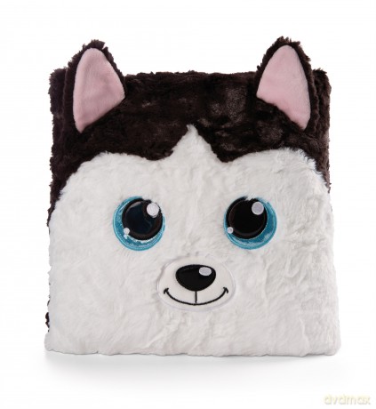 NICI Poduszka figural Husky Barkley 30x30 cm