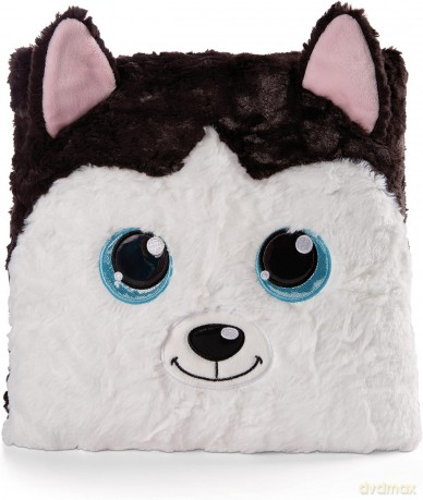 NICI Poduszka figural Husky Barkley 30x30 cm