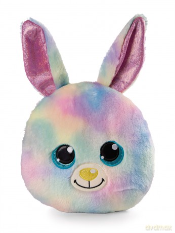 NICI Poduszka figural królik Rainbow Candy 32x32 cm