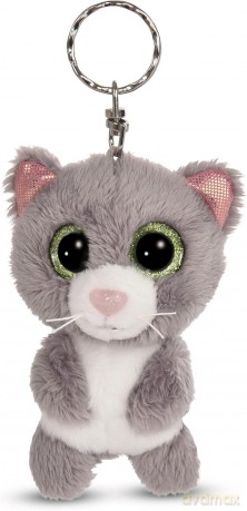 NICI Wieszak/brelok na klucze kot grey Felinja 9 cm