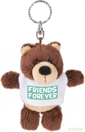NICI wieszak/brelok na klucze Miś Friends Forever 10 cm