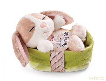 NICI Przytulanka królik cappuccino 12 cm śpiący