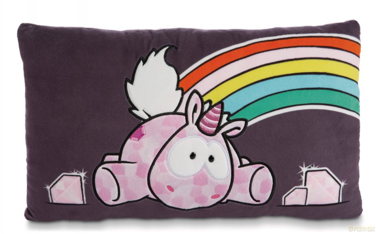 NICI Poduszka prostokątna jednorożec Pink Diamond 43x25 cm