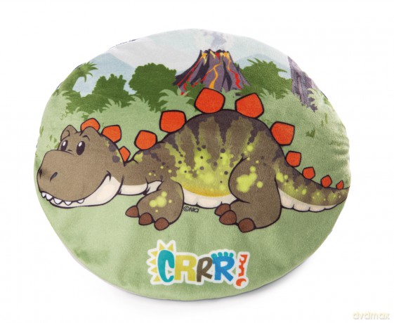 NICI Poduszka dwustronna i świecąca w ciemności dino Orny 26x32