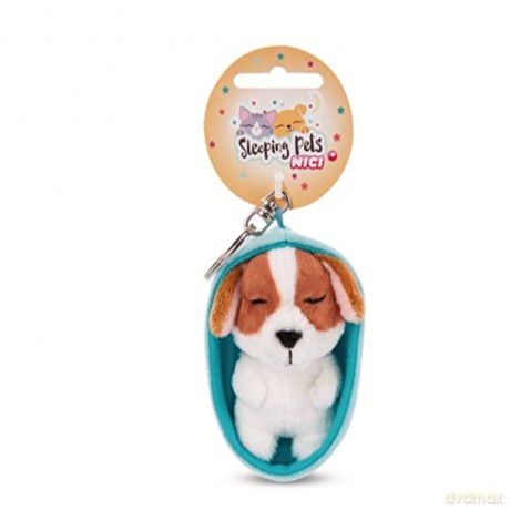 NICI Wieszak/brelok na klucze śpiące zwierzątka pies 8 cm Cocker Spaniel