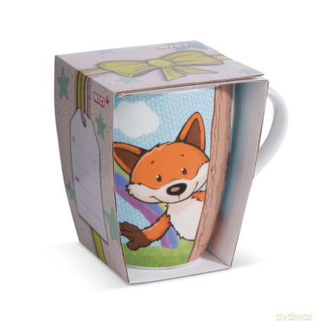 NICI Kubek lis Fridalie 310ml porcelain + banderole