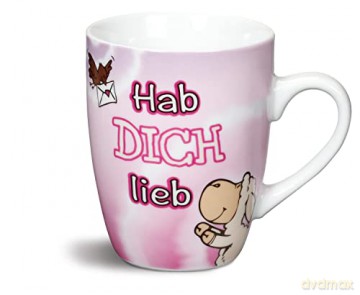 NICI Kubek Hab DICH lieb porcelain 310 ml