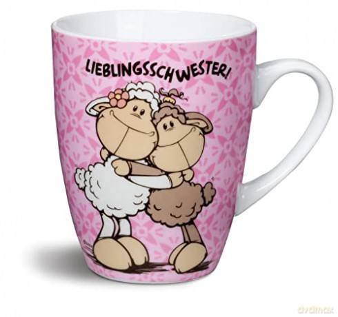 NICI Kubek LIEBLINGSSCHWESTER! porcelain 310 ml