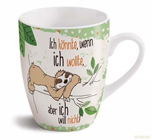 NICI Kubek Leniwiec Ich könnte porcelain
