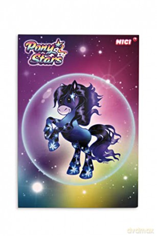 NICI Notes kucyk Stars A6 checkered 60 sheets, 120