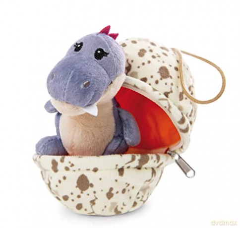 NICI Miękka zabawka dino baby dziewczynka w jajku 13 cm