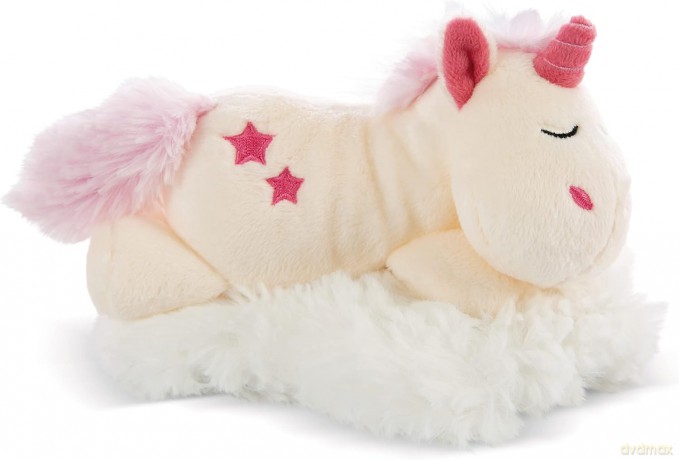 NICI Miękka zabawka śpiący jednorożec Theodor 16 cm leżący