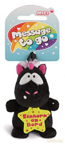 NICI zawieszka Jednorożec Carbon Flash Einhorn an Bord 8 cm
