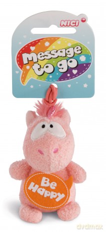 NICI zawieszka Jednorożec Merry Heart Be Happy 8 cm