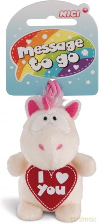 NICI zawieszka Jednorożec Theodor I (heart) YOU 8 cm