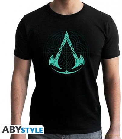 ASSASSIN'S CREED - Tshirt - Valhalla Crest - man SS black - new fit