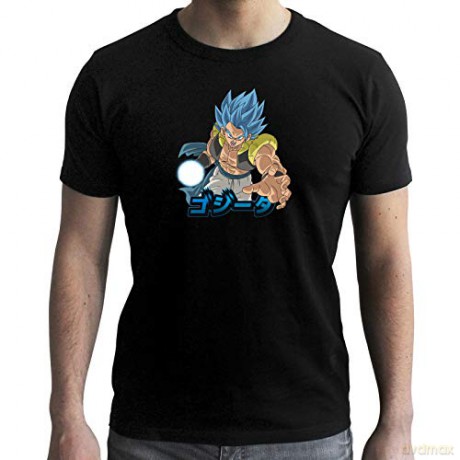 DRAGON BALL BROLY - Tshirt DSB/ Gogeta man SS black - New fit