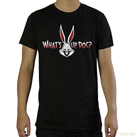 LOONEY TUNES - Tshirt What's up doc man SS black - basic