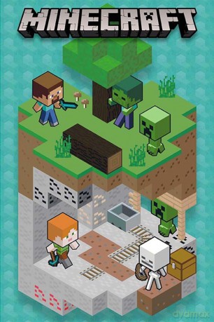 MINECRAFT - Poster Into the mine (91.5x61)