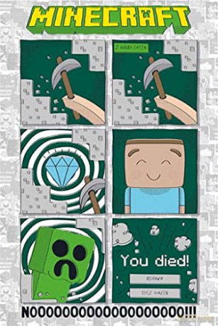 MINECRAFT - Poster One last Diamond (91.5x61)