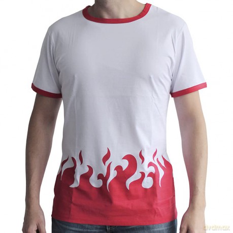 NARUTO SHIPPUDEN - Tshirt 4th Hokage man SS white - premium