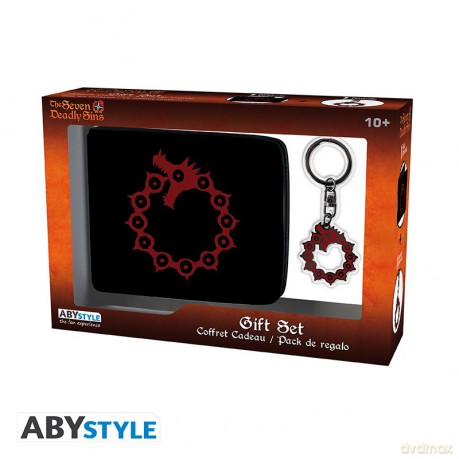 THE SEVEN DEADLY SINS - Pck Wallet + Keyring Emblem