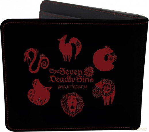 THE SEVEN DEADLY SINS - Pck Wallet + Keyring Emblem