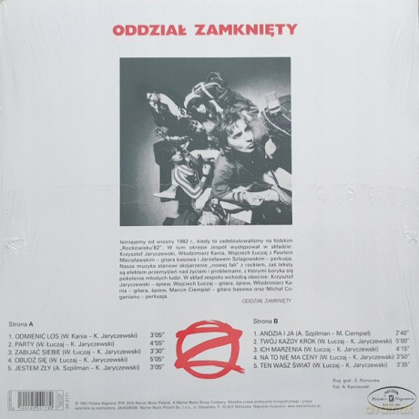 Oddział Zamknięty: Oddział Zamknięty (White) [Winyl]