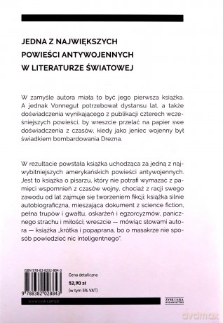 Rzeźnia numer pięć - Kurt Vonnegut [KSIĄŻKA]
