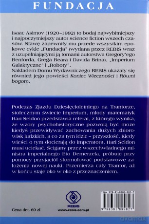 Fundacja część 1 Preludium fundacji - Isaac Asimov [KSIĄŻKA]