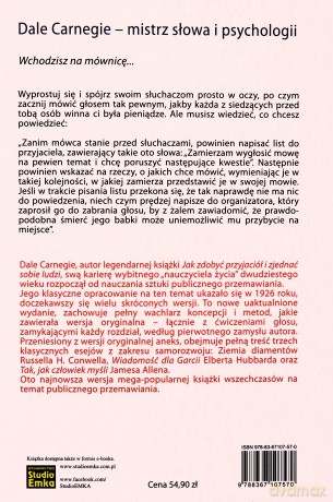 Jak stać się doskonałym mówcą i rozmówcą. Po szczeblach słowa - Carnegie Dale [KSIĄŻKA]
