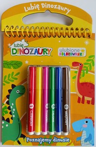 Lubię Dinozaury. Ulubione kolorowanki cz. 1 Poznajmy dinusie - Opracowanie zbiorowe [KSIĄŻKA]