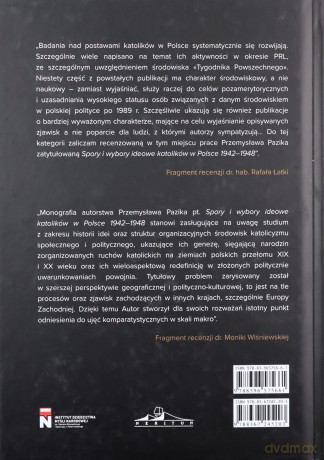 Spory i wybory ideowe katolików w Polsce 1942-1948 - Przemysław Pazik [KSIĄŻKA]