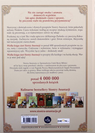 Wielka księga ciast siostry Anastazji - Anastazja Pustelnik [KSIĄŻKA]