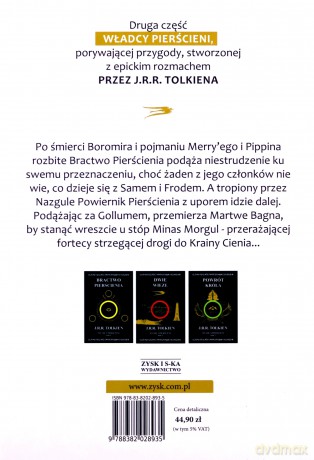 Władca Pierścieni (Tom 2) Dwie wieże - J.R.R. Tolkien [KSIĄŻKA]