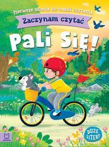 Zaczynam czytać. Duże litery. Pierwsze zdania do nauki czytania. Pali się! - Agnieszka Bator [KSIĄŻKA]