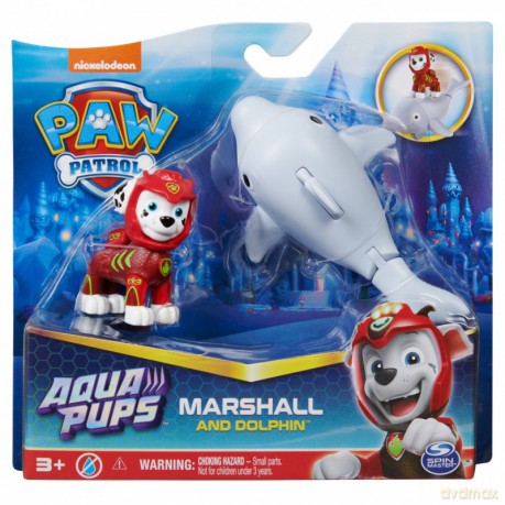 Psi Patrol Aqua Marshall z akcesorium [FIGURKA]