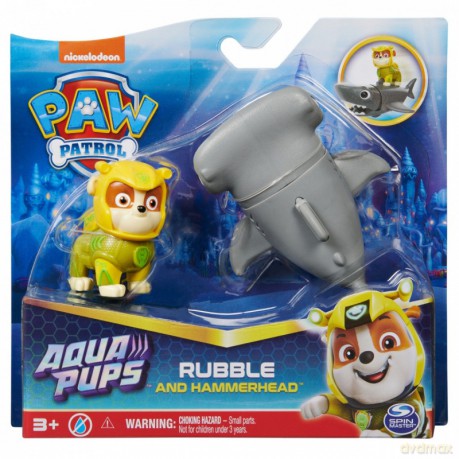 Psi Patrol Aqua Rubble z akcesorium [FIGURKA]