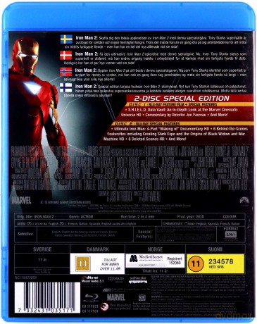 Iron Man 1-2 [2xBlu-Ray]