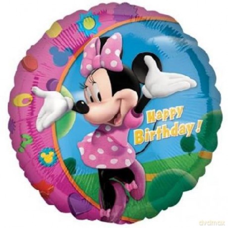 Balon foliowy 18 CIR - Minnie Happy Birthday 1779701