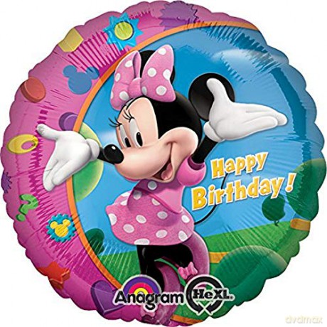 Balon foliowy 18 CIR - Minnie Happy Birthday 1779701