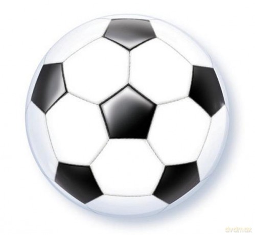 Balon foliowy 22 QL Bubble Poj. Piłka nożna Godan