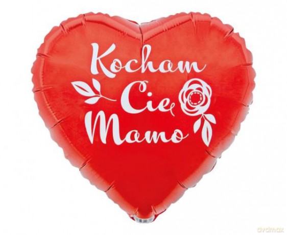 Balon foliowy Kocham Cię Mamo 18 Godan