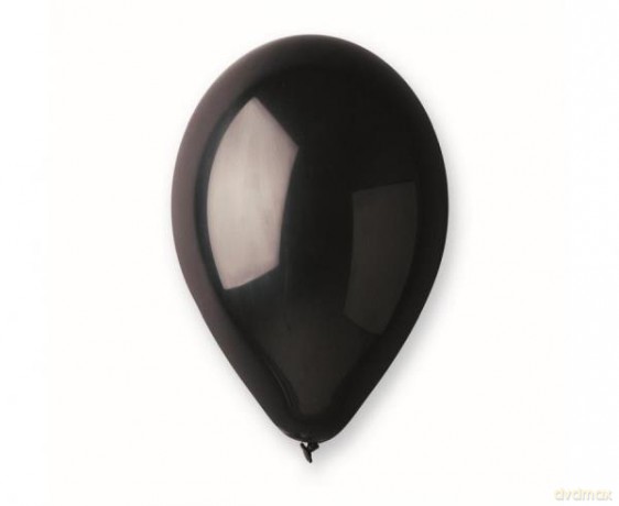 Balony G110 pastel 12 - czarne/ 100 szt. G110/14