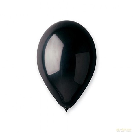 Balony G110 pastel 12 - czarne/ 100 szt. G110/14
