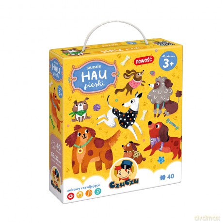 CzuCzu Puzzle 40el Hau Pieski [PUZZLE]