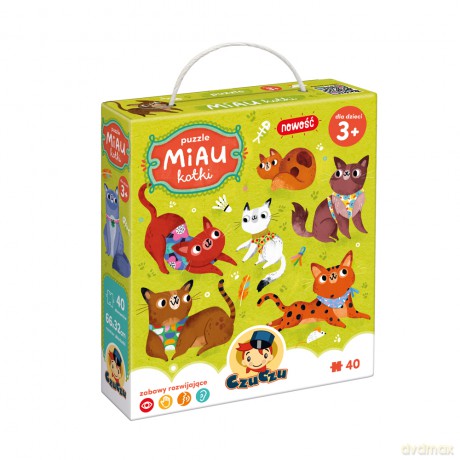 CzuCzu Puzzle 40el Miau Kotki [PUZZLE]