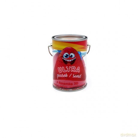 EP Ultra Piasek - puszka 150g czerwony + foremka 3D lew 093780